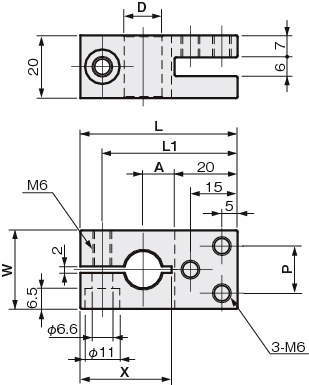 센서브라켓 취부베이스C