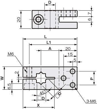 센서브라켓 취부베이스C