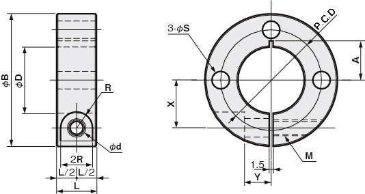 센서브라켓 취부베이스R