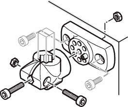 센서브라켓 취부베이스T