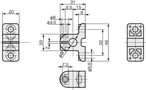 센서브라켓 취부베이스A