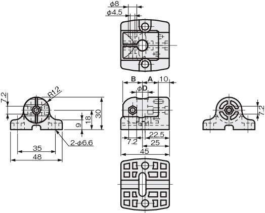 센서브라켓 취부베이스S
