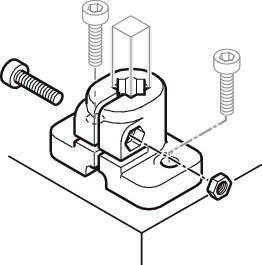 센서브라켓 취부베이스R
