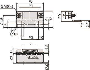 에어튜브브라켓 Z타입1