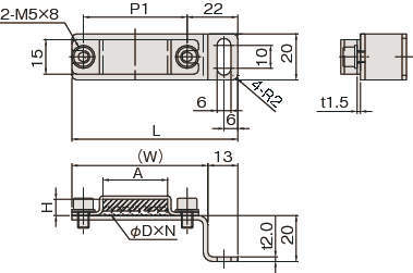 에어튜브브라켓 Z타입2