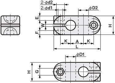 센서브라켓 XY고정조인트