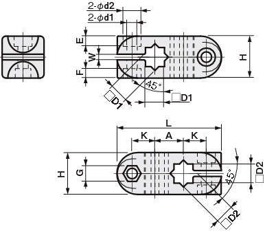 센서브라켓 XY고정조인트