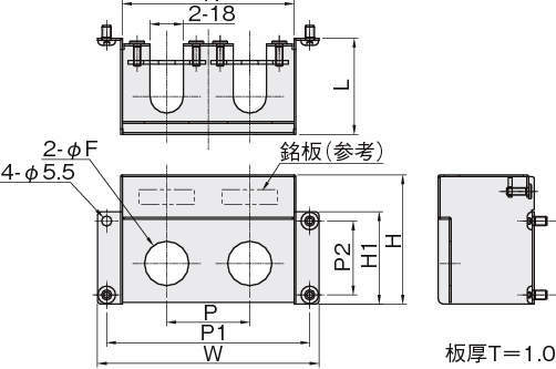 소형레귤레이터브라켓 박스타입1(CKD RB500용)