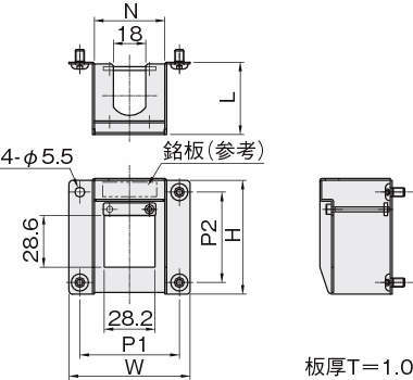 소형레귤레이터브라켓 박스타입1(SMC ARM10용)