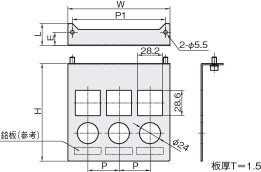 소형레귤레이터브라켓 L타입2(SMC ARM10F용)