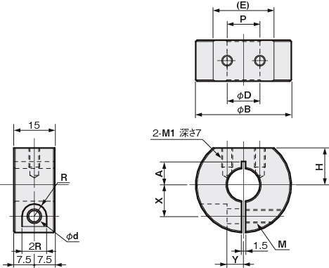 센서브라켓 센서어태치R