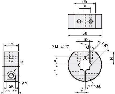 센서브라켓 센서어태치R