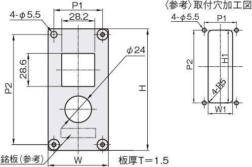 소형레귤레이터브라켓 스트레이트타입(SMC ARM10F용)