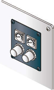 소형레귤레이터브라켓 스트레이트타입(SMC ARM10F용)