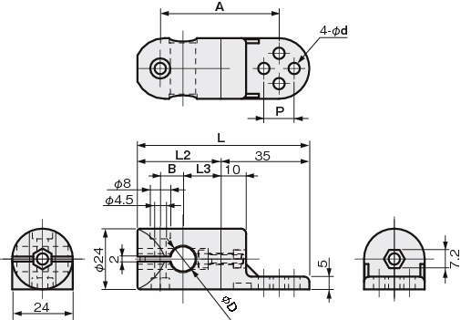 센서브라켓 광전용센서어태치