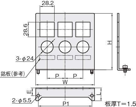 소형레귤레이터브라켓 L타입1(SMC ARM10F용)