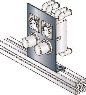 소형레귤레이터브라켓 L타입1(SMC ARM10F용)