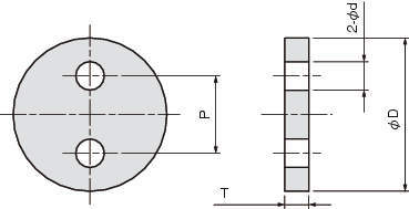 엔드플레이트(2홀타입)
