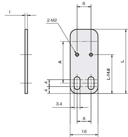 센서브라켓(광전센서용)TF-SX타입