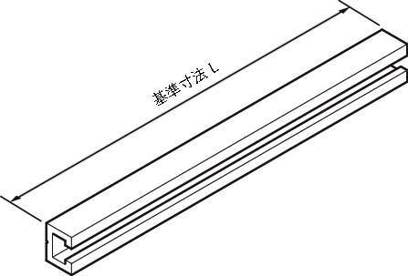 센서브라켓 센서레일스트레이트·장공있는타입