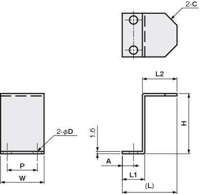 센서브라켓 Z형 도그브라켓