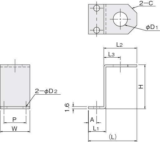 센서브라켓 Z형근접용브라켓