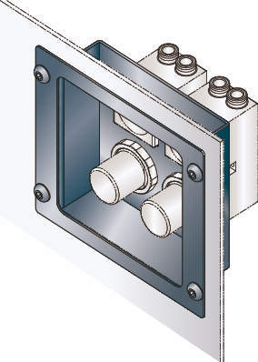 소형레귤레이터브라켓 오프세트타입2(SMC ARM10F용)
