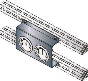 압력게이지브라켓(아날로그용) 오프세트타입1