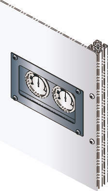 압력게이지브라켓(아날로그용) 오프세트타입2