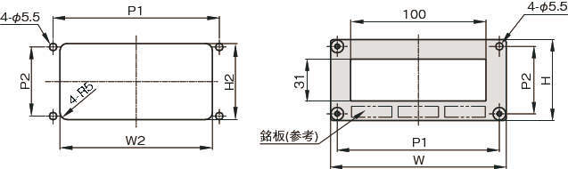 압력게이지브라켓(디지털용) 스트레이트타입