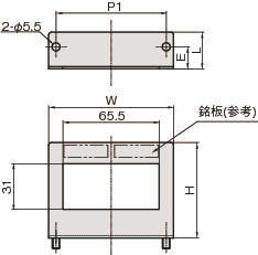 압력게이지브라켓(디지털용) L타입