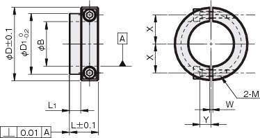 세퍼레이트칼라 베어링고정용타입(롱)