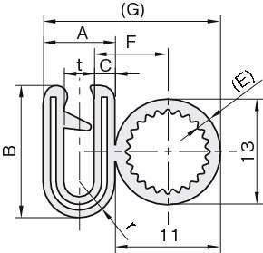 트림씰(일체성형) TSF시리즈 A타입