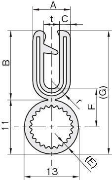 트림씰(일체성형) TSF시리즈 C타입
