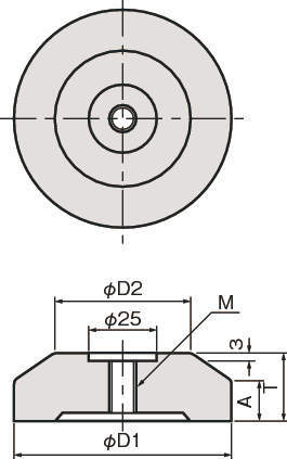 레벨링플레이트 원형·체셜타입