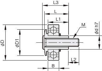 베어링롤러(베이스용·베어링부착)