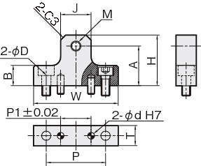 리니어스토퍼(위치결정용) LSCN-N