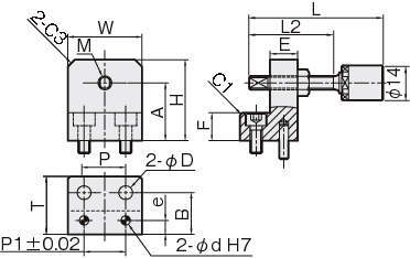 리니어스토퍼(우레탄볼트붙이) LSY-N-U