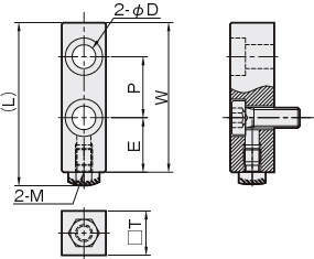 리니어스토퍼(스토퍼블록) SBAS(볼트R)