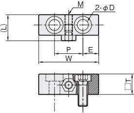 리니어스토퍼(스토퍼블록) SBCH(볼트F)