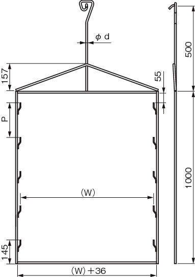도장치구 프레임