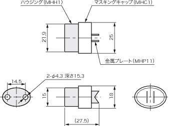 도장치구 마그네트홀더 소형마그네트유니트 MH1시리즈