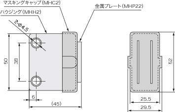 도장치구 마그네트홀더 대형마그네트유니트 MH2시리즈