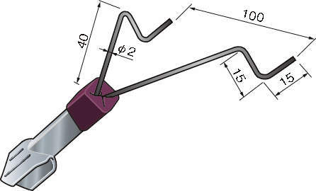 도장치구 W스프링후크D