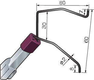 도장치구 W스프링후크G