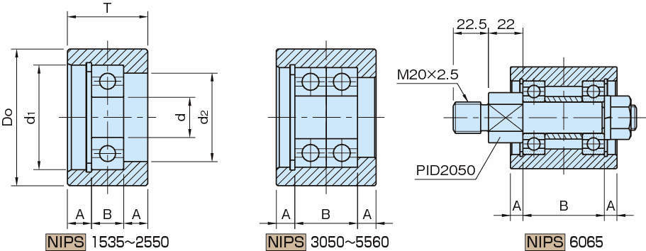 NIPS 풀리아이들러(스틸제)