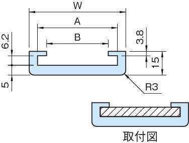 CRC C650형, C675형가이드레일