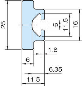KG-PR 가이드레일프로파일