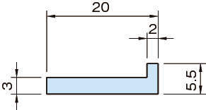 LR 웨어스트립(L형레일)