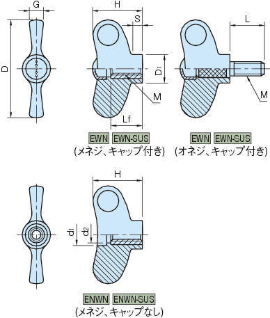 EWN·ENWN 에르고윙너트(암나사)